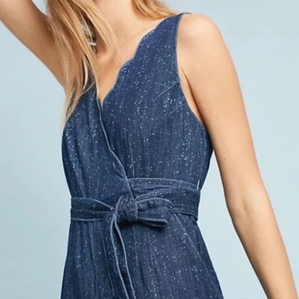 Anthropologie Pilcro & the Letterpress Lydia Denim Jumpsuit - Picture 4 of 11